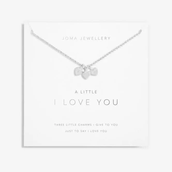 I Love You Silver 46cm   5cm Extender Necklace 6110 Joma Jewellery