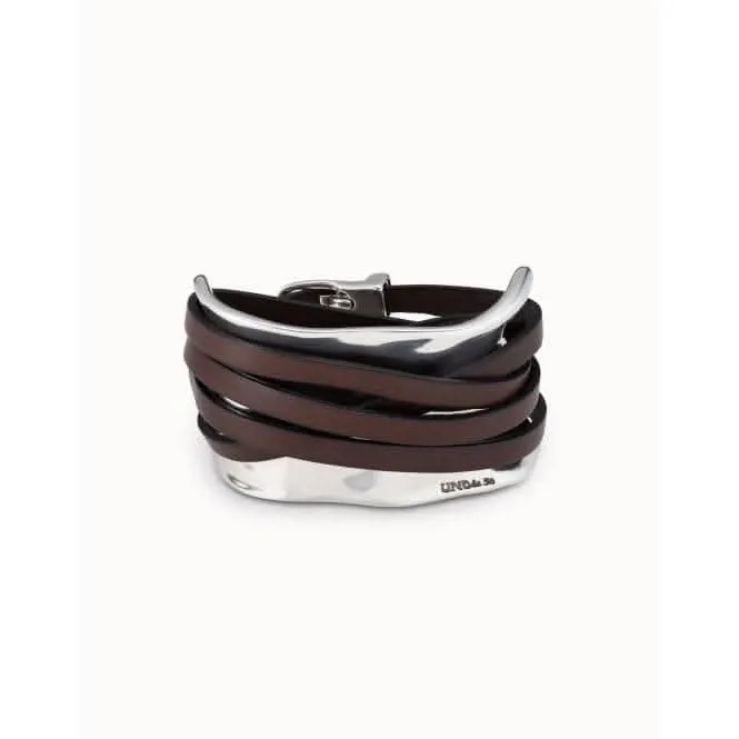 Ibiza Silver Leather Bracelet Unode50 Jewelry And Accessories