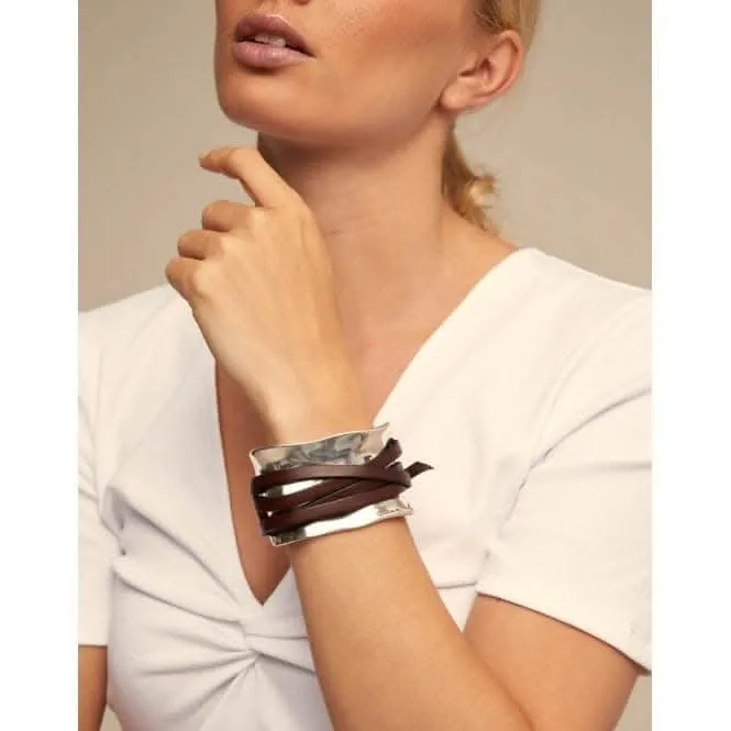 Ibiza Silver Leather Bracelet Unode50 Jewelry And Accessories