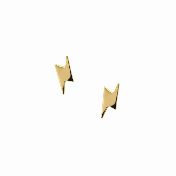 Icon Lightning Studs Earring Studs - Gold