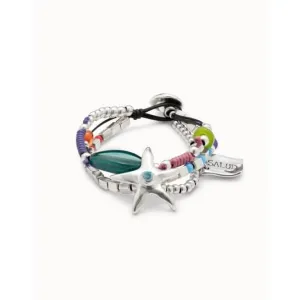I'm Feeling Good Multicolor Crystal Artisan Glass Bracelet Unode50 Jewelry And Accessories