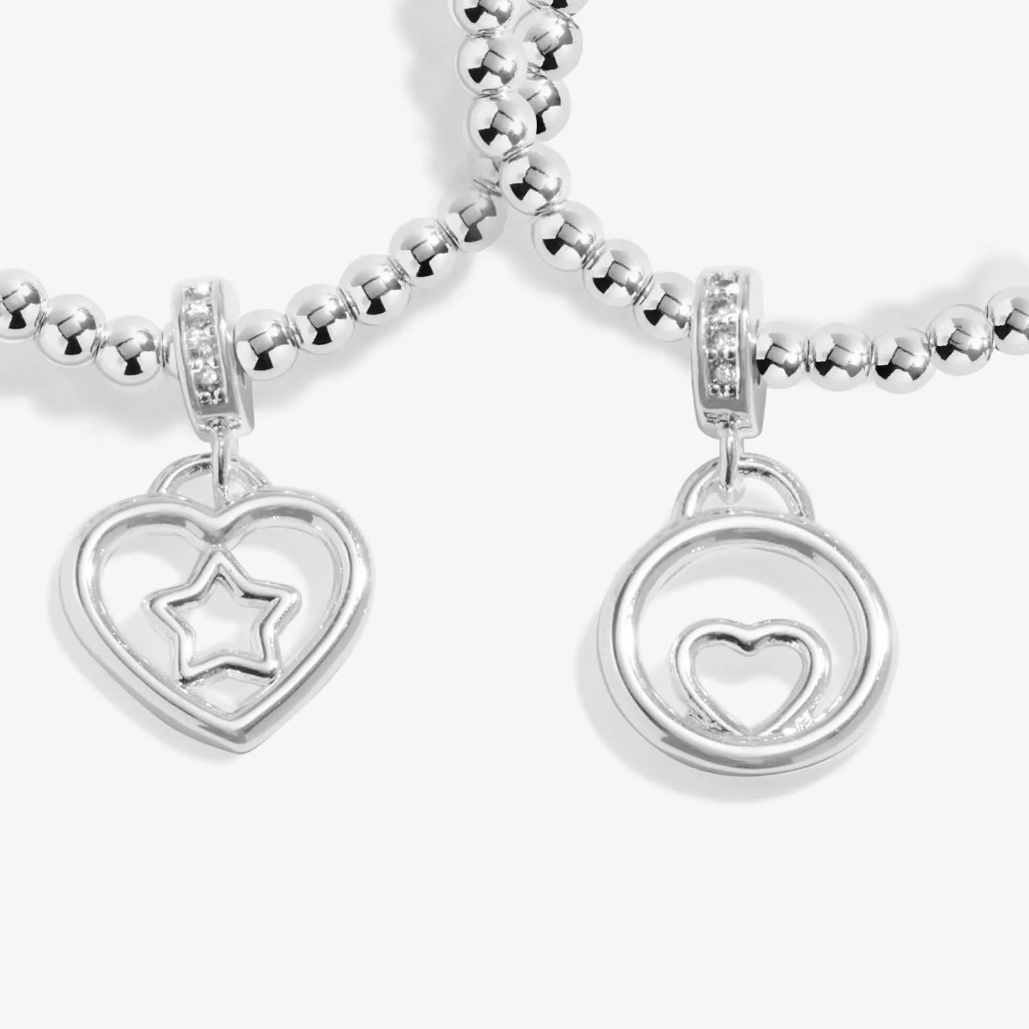 Infinity Happy Birthday Silver Plated Linked Bracelet 8293 Joma Jewellery