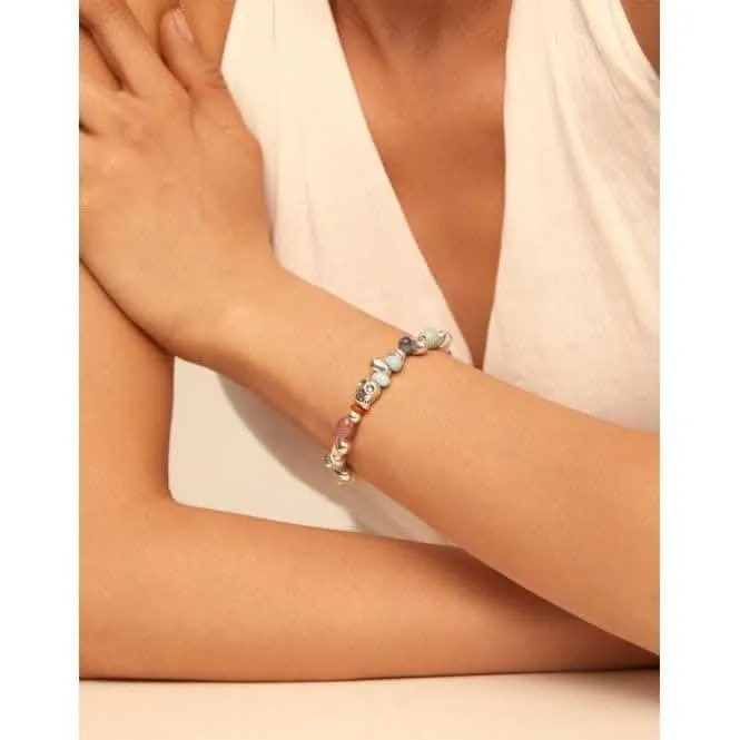 Jewel Multicolor Crystal Artisan Glass Bracelet Unode50 Jewelry And Accessories