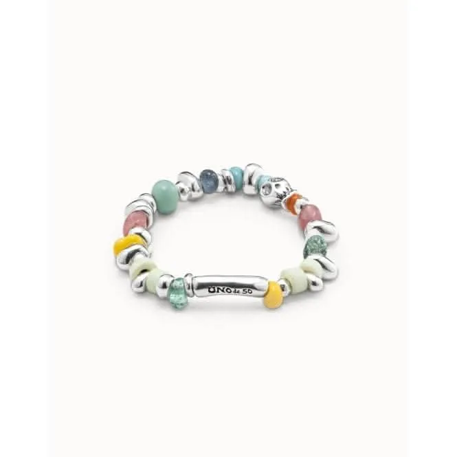 Jewel Multicolor Crystal Artisan Glass Bracelet Unode50 Jewelry And Accessories