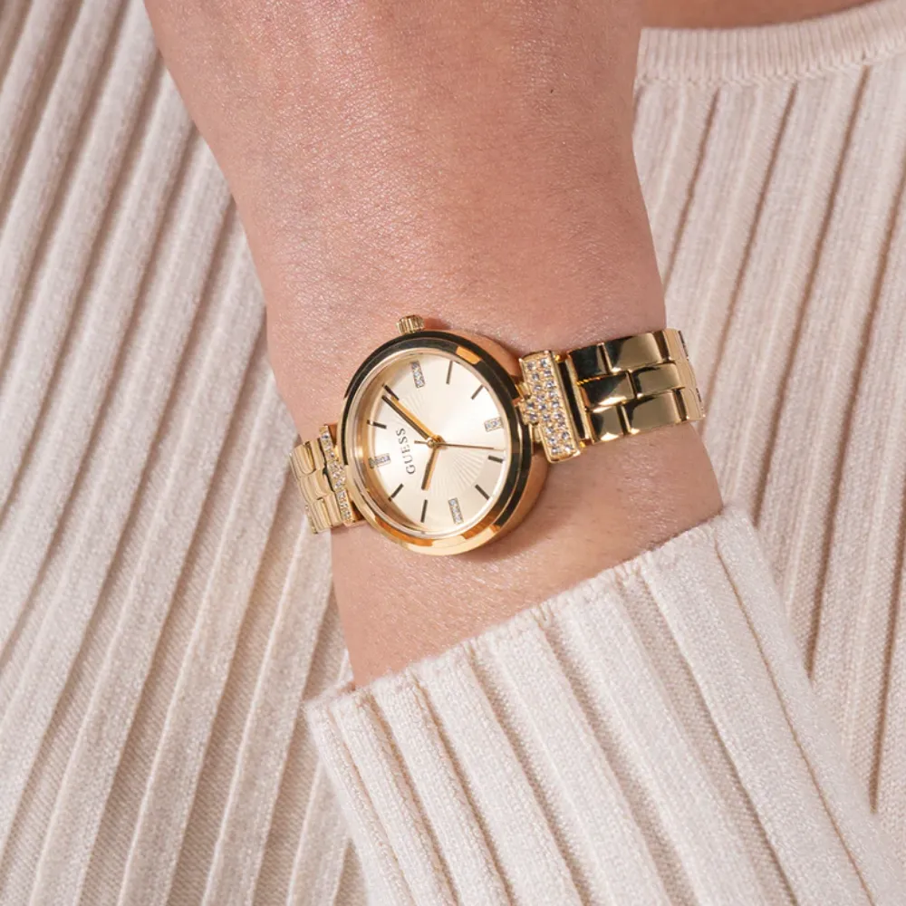 Jewelry Guess Watches Guess Analog Array Stainless Steel Strap Women Watch GW0762 Series