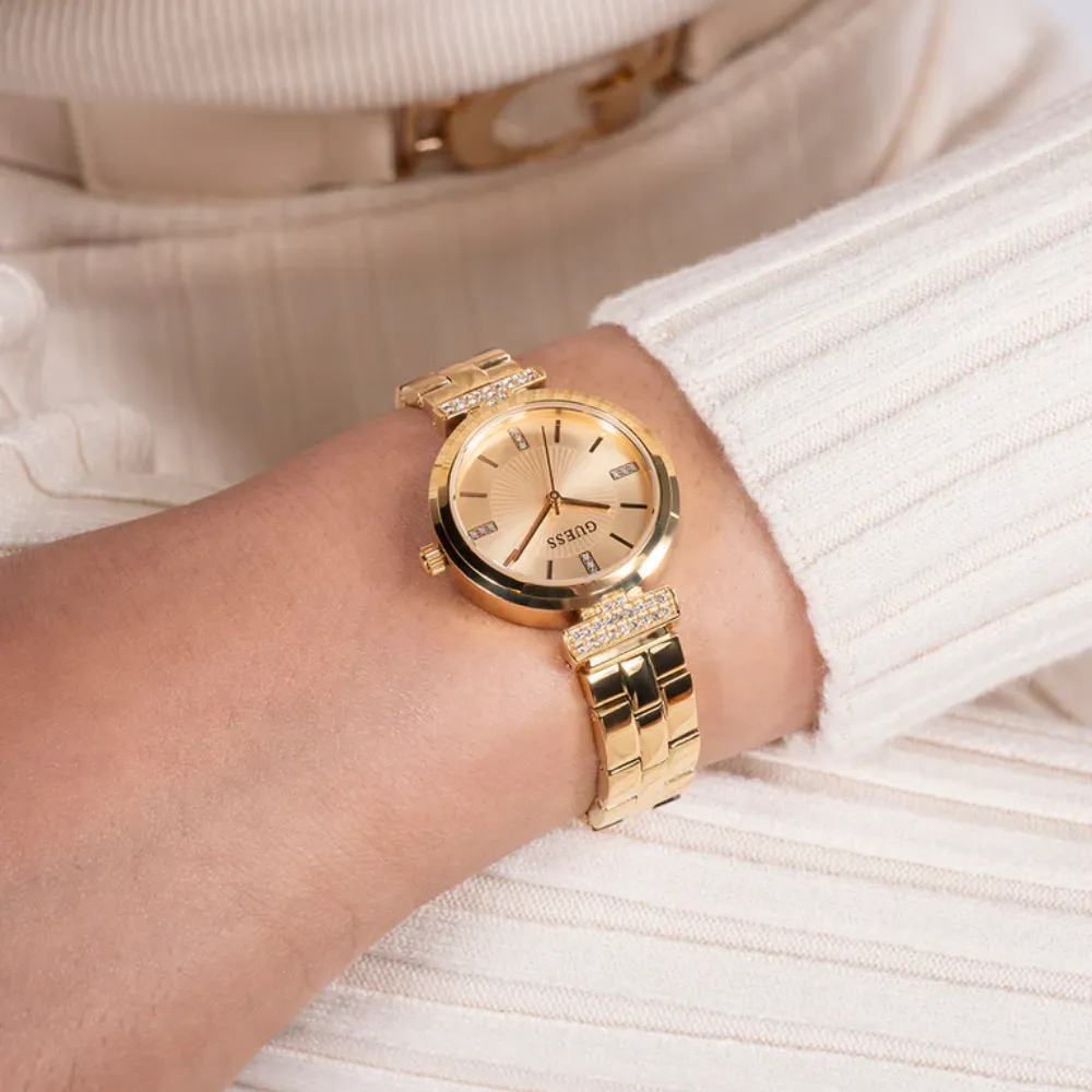 Jewelry Guess Watches Guess Analog Array Stainless Steel Strap Women Watch GW0762 Series