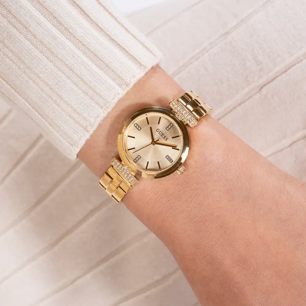 Jewelry Guess Watches Guess Analog Array Stainless Steel Strap Women Watch GW0762 Series