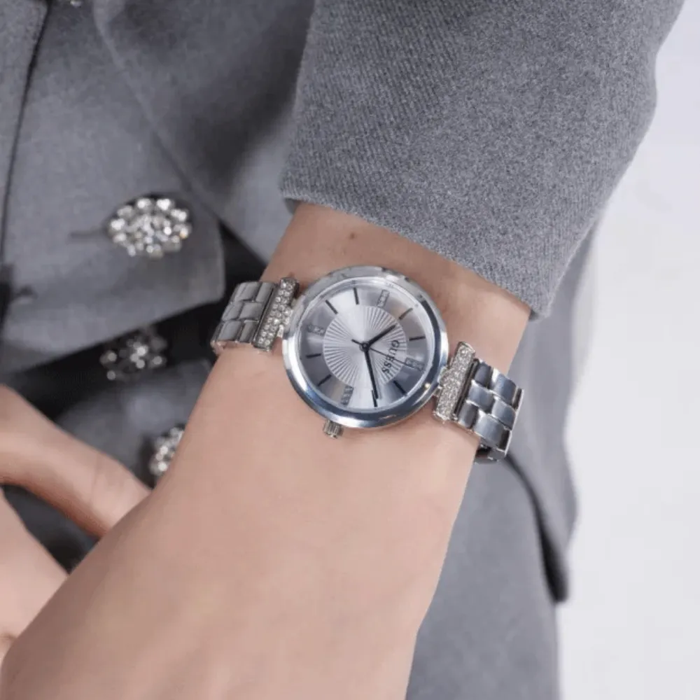 Jewelry Guess Watches Guess Analog Array Stainless Steel Strap Women Watch GW0762 Series