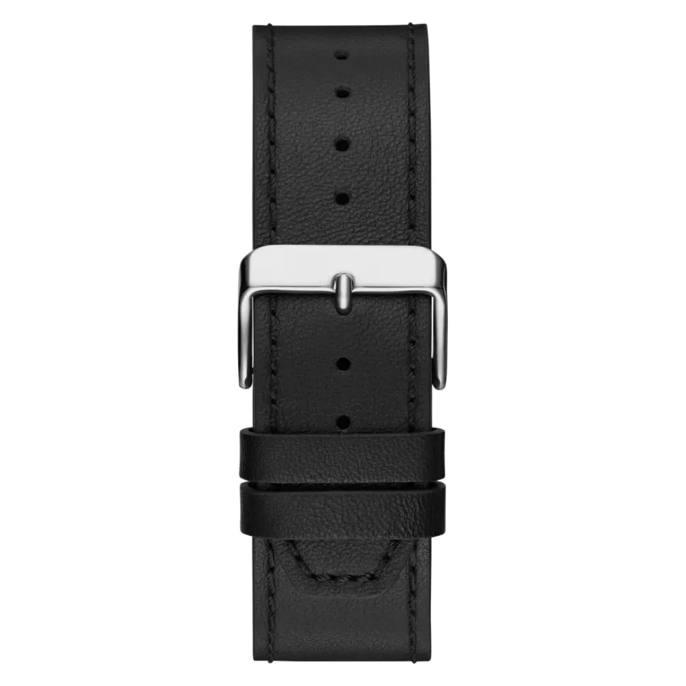 Jewelry Guess Watches Guess Analog Black Leather Strap Men Watch GW0793 Series