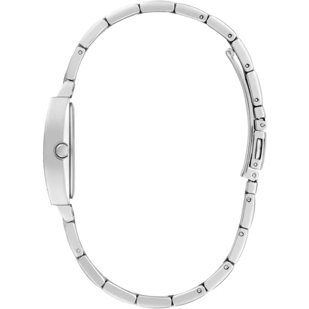 Jewelry Guess Watches Guess Analog Silver Dial Stainless Steel Strap Women Watch GW0611L1