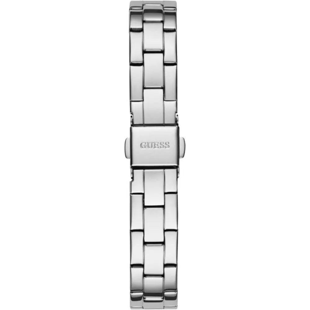Jewelry Guess Watches Guess Analog Silver Dial Stainless Steel Strap Women Watch GW0611L1