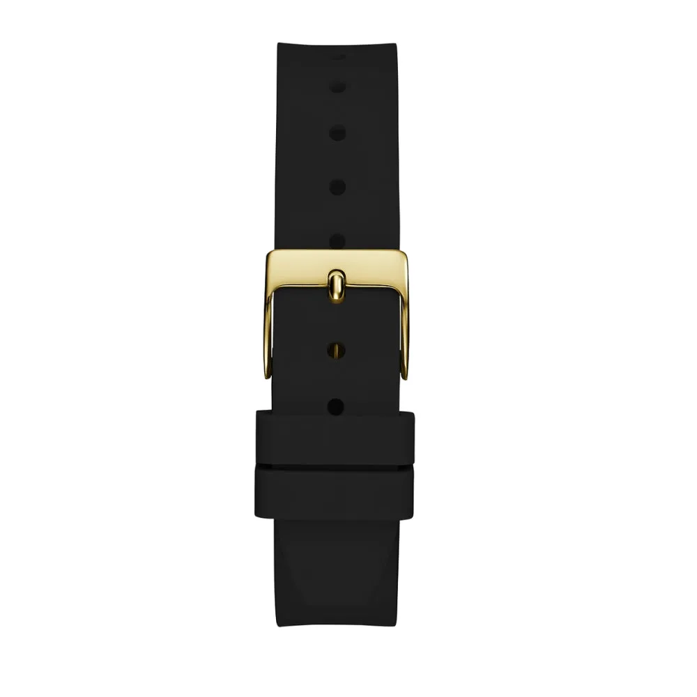 Jewelry Guess Watches GUESS EVE GW0658L1 GREEN & GOLD DIAL BLACK WATCH