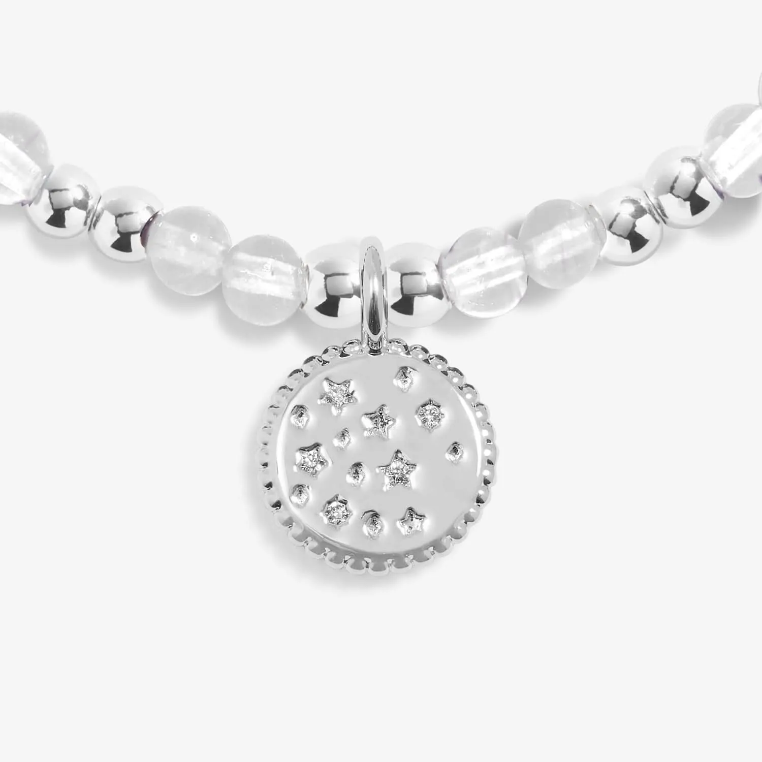 Kids A Little April Birthstone Silver Plated Bracelet C785 Joma Jewellery