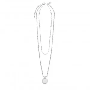 Kismet Chains Hex Silver Necklace 4814 Joma Jewellery