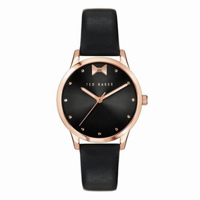 Ladies Fitzrovia Bow Black Steel Watch BKPFZS119