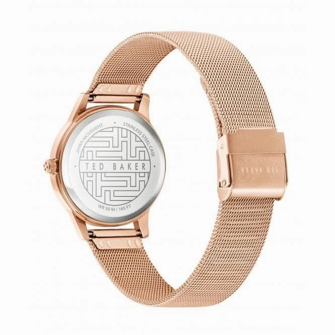 Ladies Fitzrovia Flamingo Stainless Steel Rose Gold Tone Watch BKPFZF011