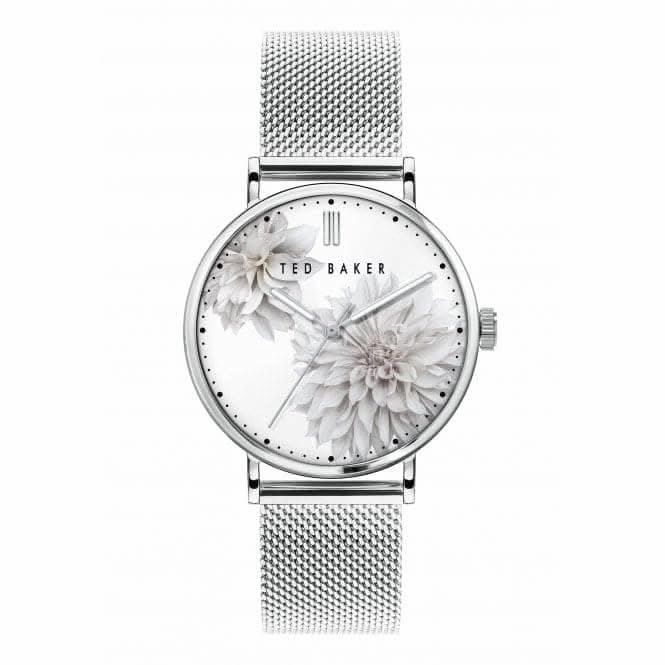 Ladies Phylipa Peonia Stainless Steel Silver Tone Watch BKPPHF009