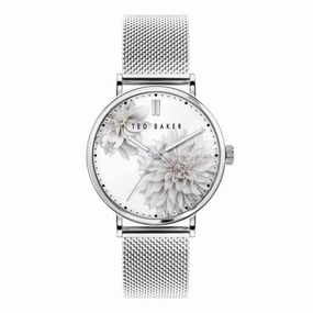 Ladies Phylipa Peonia Stainless Steel Silver Tone Watch BKPPHF009