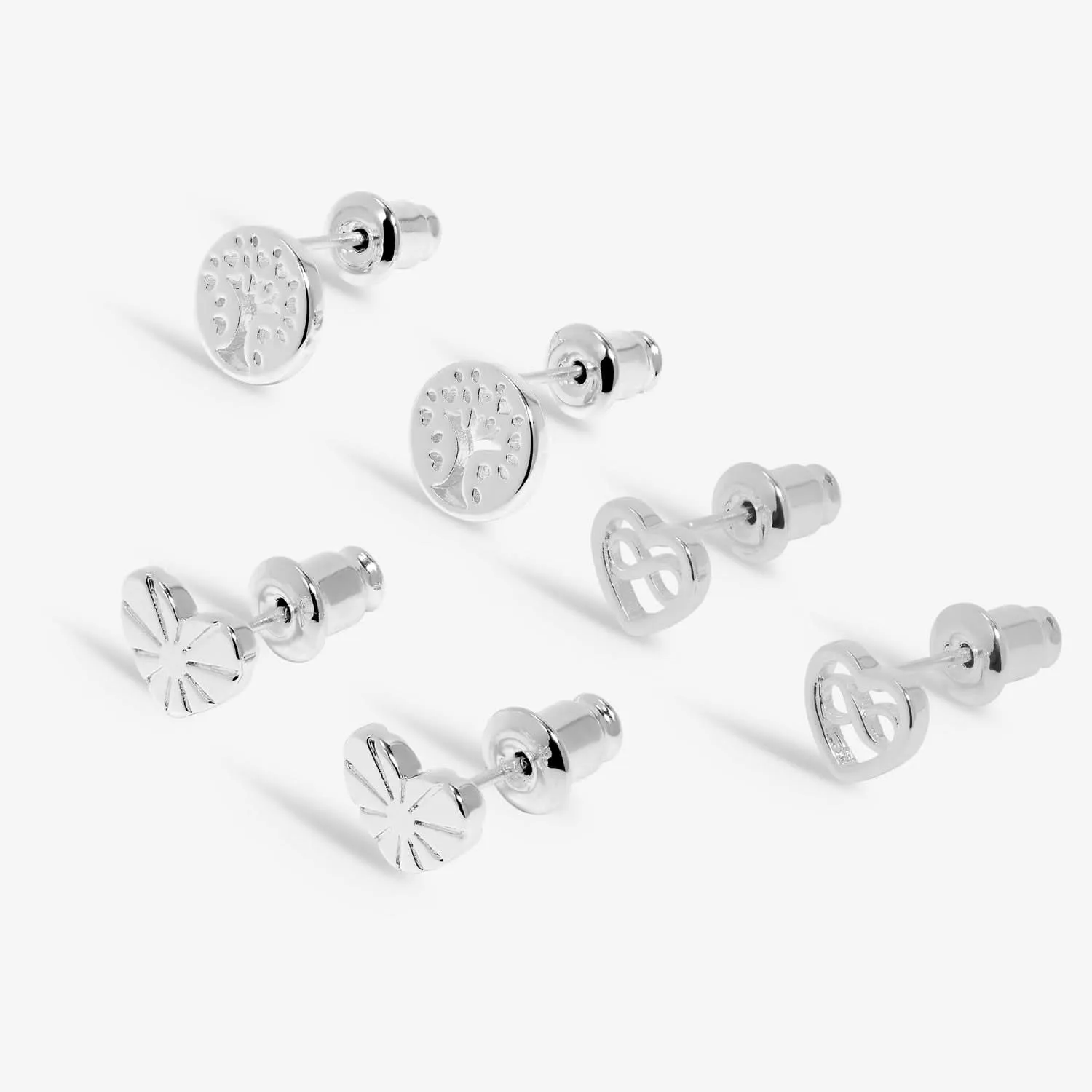 Lifes A Charm Family Silver Plated Earrings 7850 Joma Jewellery