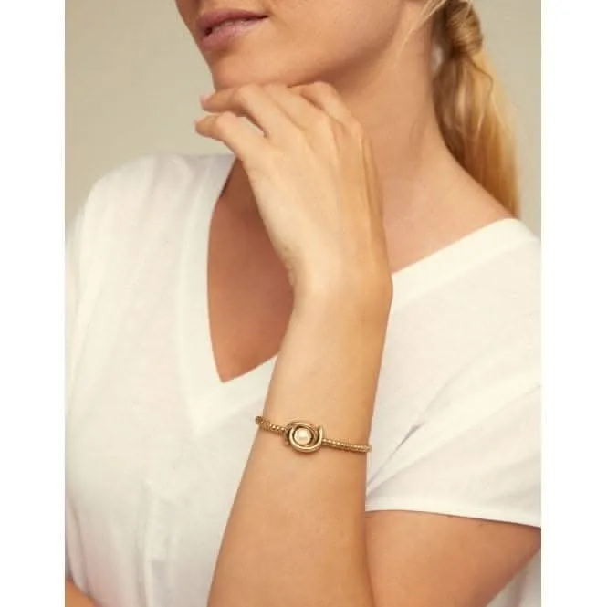 Little Moon White Metal Pearl Shell Bracelet Unode50 Jewelry And Accessories