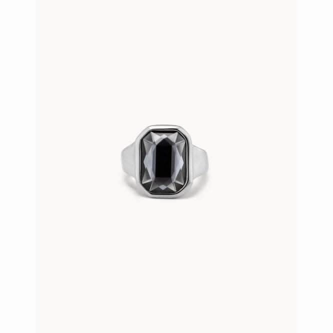 Lock Grey Faceted Crystal Ring Unode50 Jewelry And Accessories