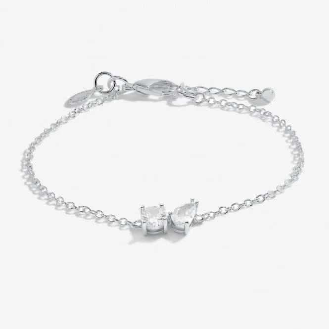 Love From Your Little Ones Two Silver Plated 18cm   3cm   Bracelet 7302 Joma Jewellery