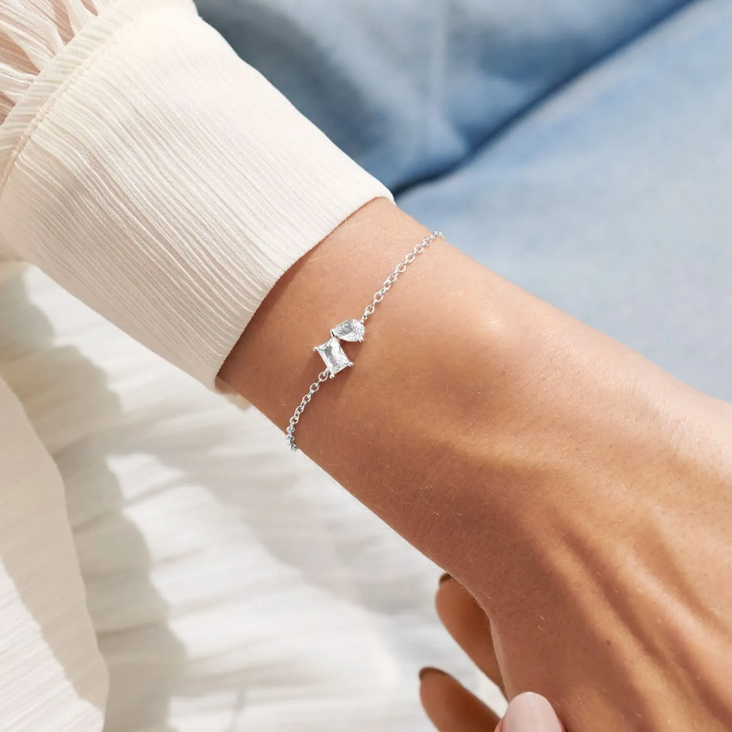 Love You Lots Love You Daughter Silver Plated Bracelet 7703 Joma Jewellery