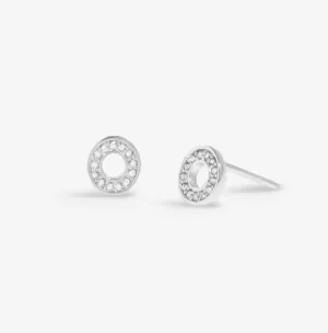 Lumia Circles Silver Plated Earrings 8652 Joma Jewellery