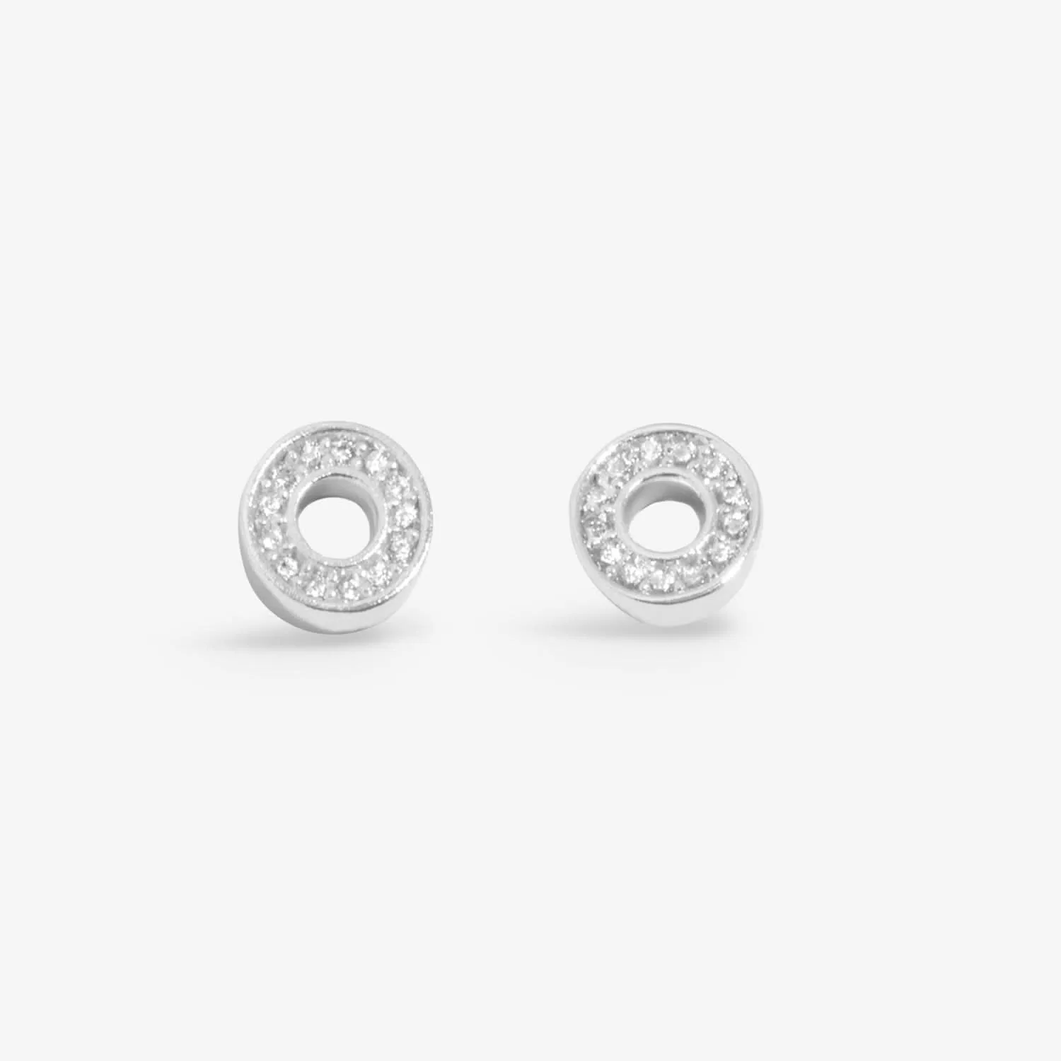 Lumia Circles Silver Plated Earrings 8652 Joma Jewellery