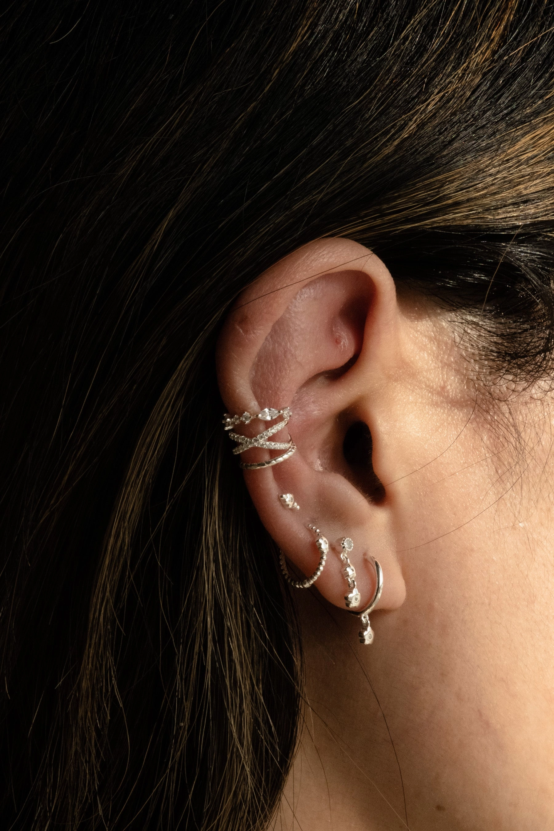 Marjorie Ear Cuffs Set - Sterling Silver