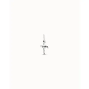 Medium Cross Silver Metal Cross Charm CHA0145MTL0000U Unode50 Jewelry And Accessories