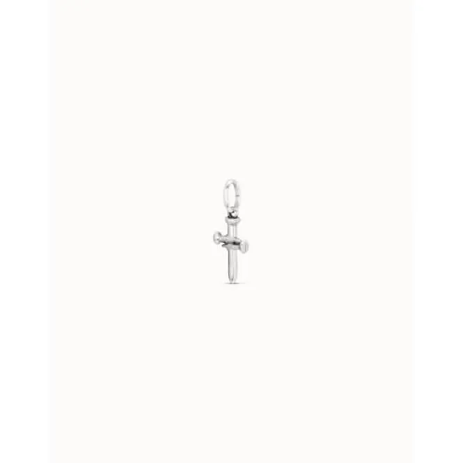 Medium Cross Silver Metal Cross Charm CHA0145MTL0000U Unode50 Jewelry And Accessories