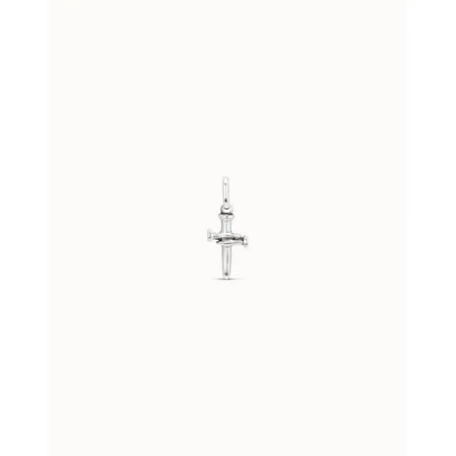 Medium Cross Silver Metal Cross Charm CHA0145MTL0000U Unode50 Jewelry And Accessories