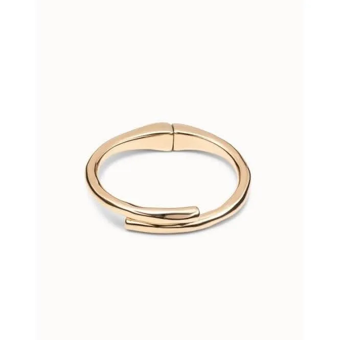 Meetingpoint Golden Metal Bangle Bracelet PUL2187ORO Unode50 Jewelry And Accessories