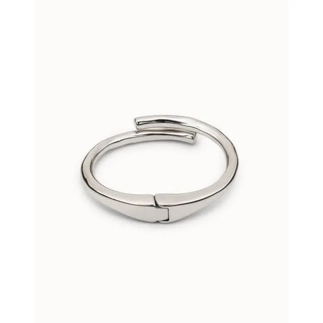 Meetingpoint Silver Metal Bangle Bracelet PUL2187MTL Unode50 Jewelry And Accessories