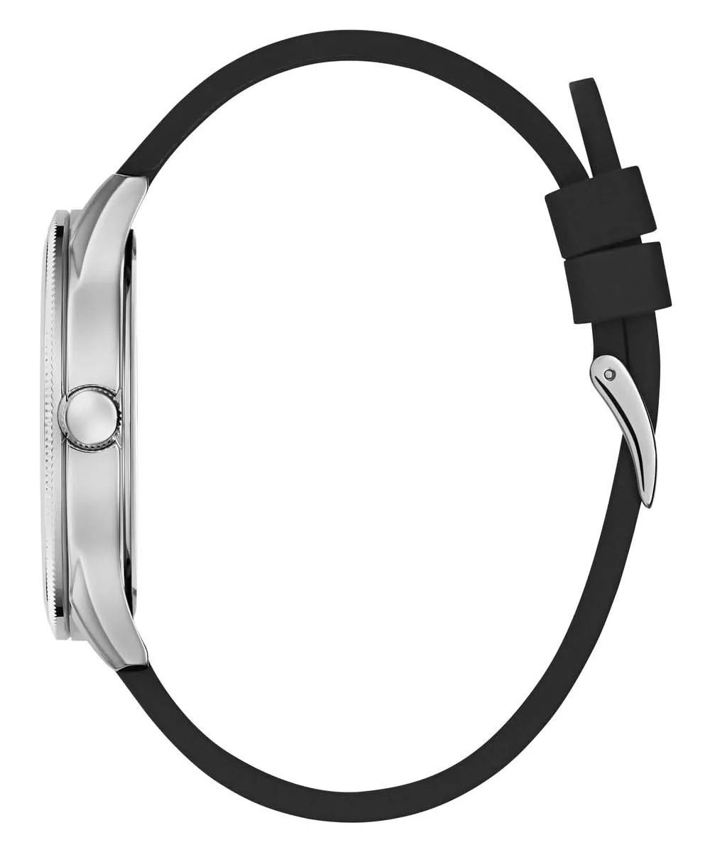 Men's Silver Black Reputation Watch GW0887G1