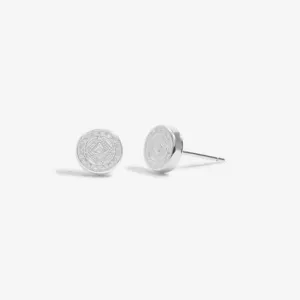 Mini Charms Coin Silver Plated Earrings 7052 Joma Jewellery