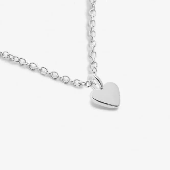 Mini Charms Heart Silver Plated 46cm   5cm Necklace 7045 Joma Jewellery