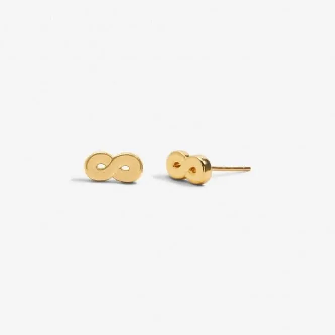Mini Charms Infinity Gold Plated Earrings 7056 Joma Jewellery