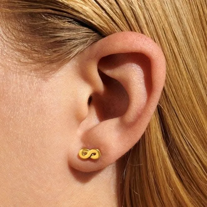 Mini Charms Infinity Gold Plated Earrings 7056 Joma Jewellery