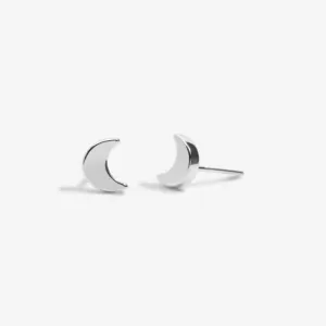 Mini Charms Moon Silver Plated Earrings 7055 Joma Jewellery