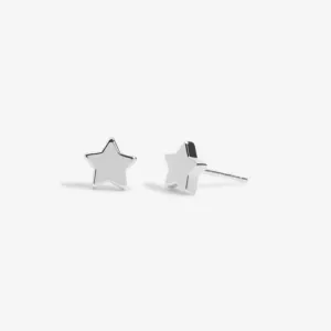 Mini Charms Star Silver Plated Earrings 7053 Joma Jewellery
