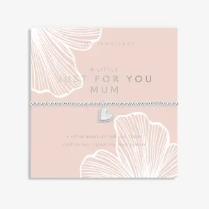 Mother's Day A Little Just For You Mum Silver Plated Bracelet 8510 Joma Jewellery