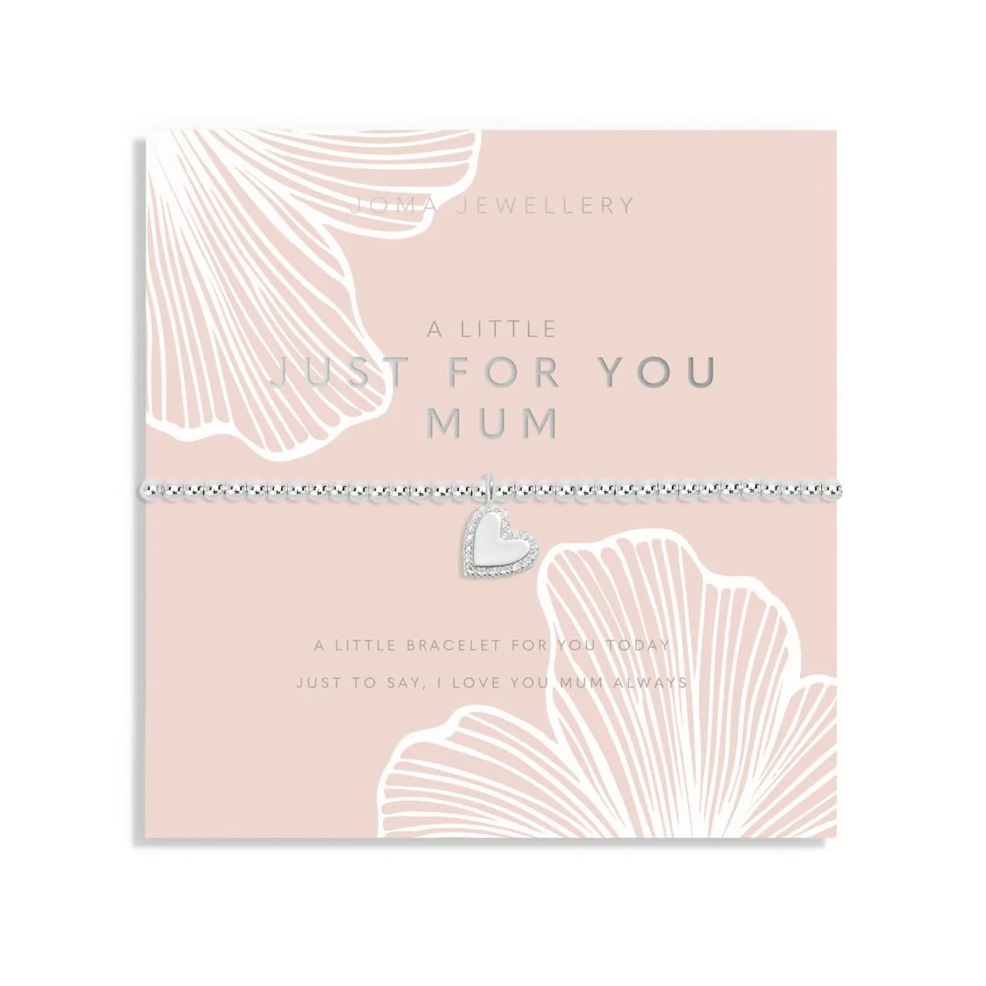 Mother's Day A Little Just For You Mum Silver Plated Bracelet 8510 Joma Jewellery