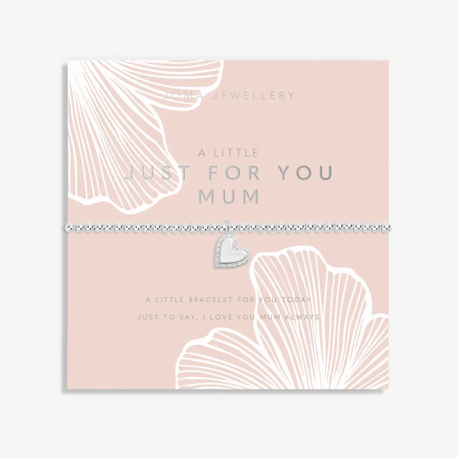 Mother's Day A Little Just For You Mum Silver Plated Bracelet 8510 Joma Jewellery