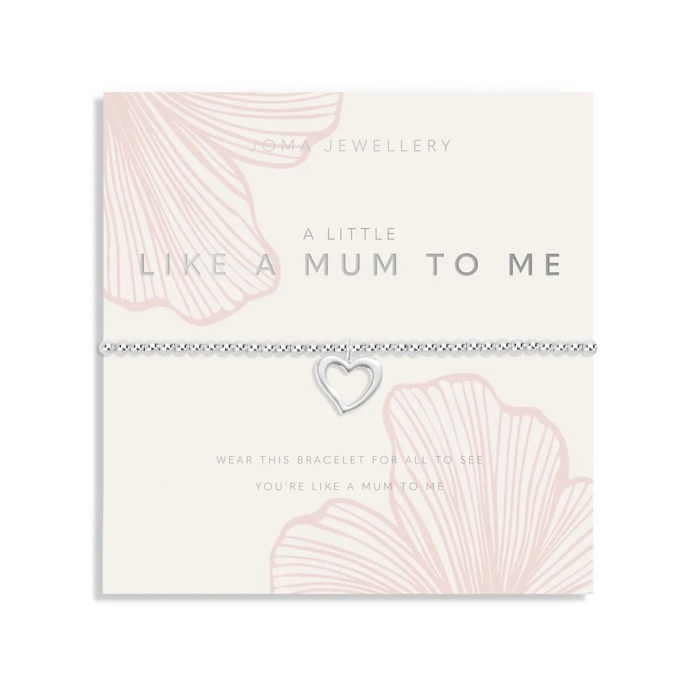 Mother's Day A Little Like A Mum To Me Silver Plated Bracelet 8511 Joma Jewellery