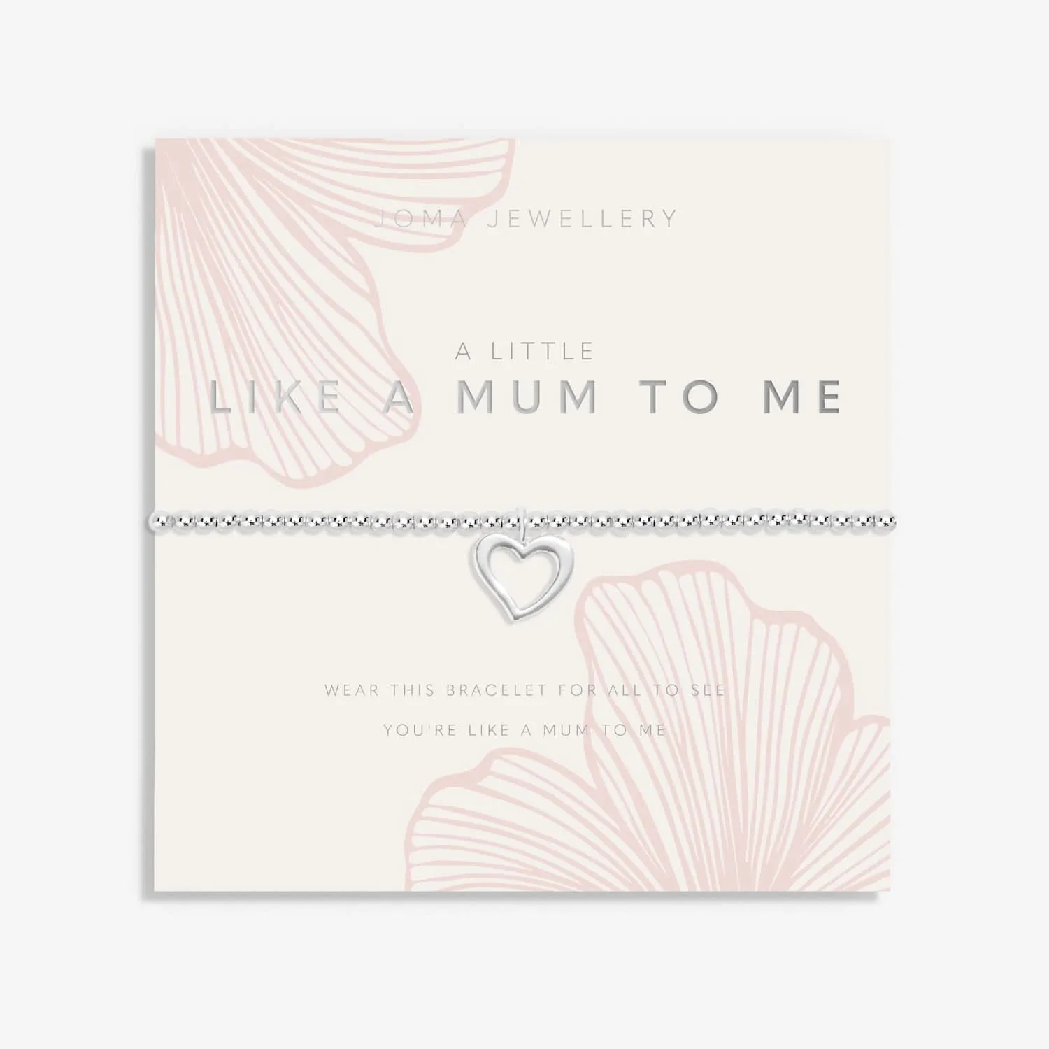 Mother's Day A Little Like A Mum To Me Silver Plated Bracelet 8511 Joma Jewellery