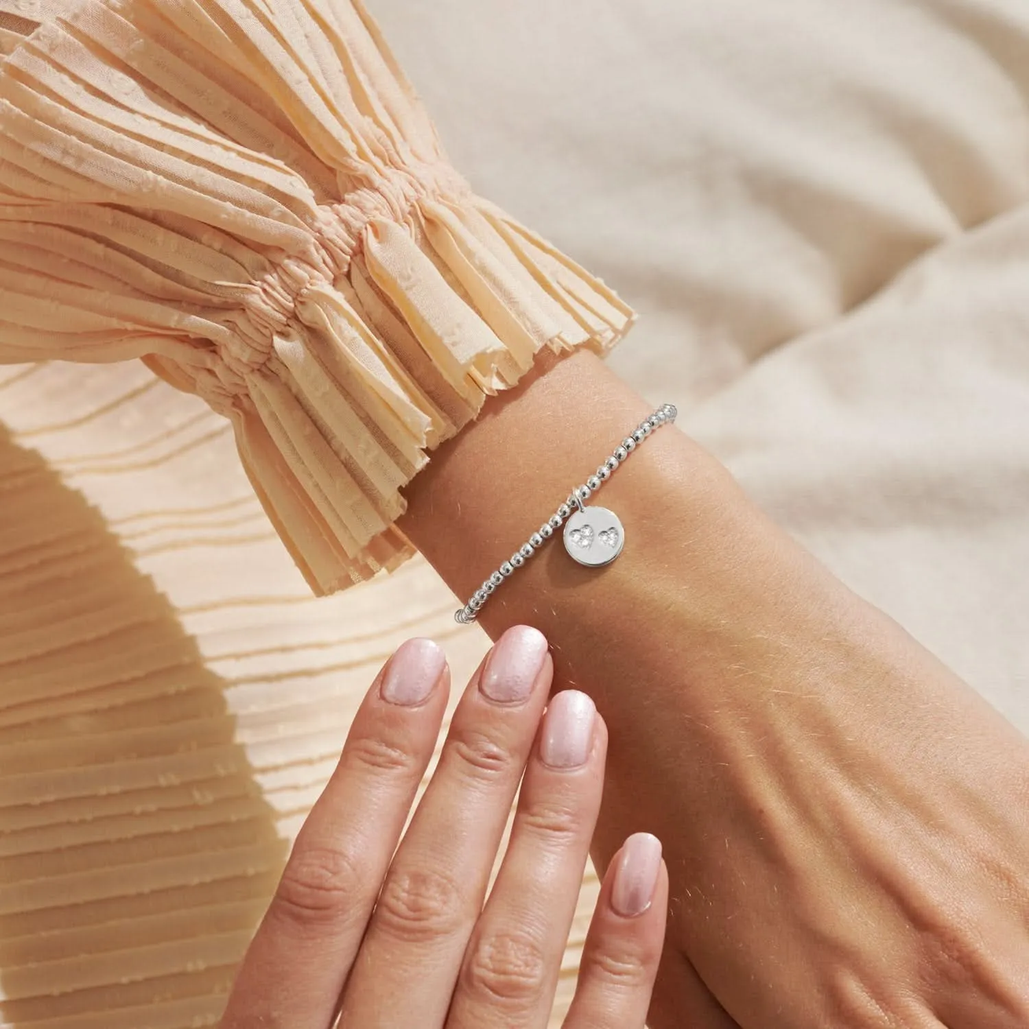 Mother's Day A Little Love You Mummy Silver Plated Bracelet 8513 Joma Jewellery