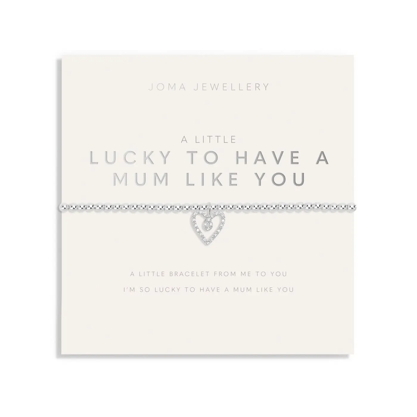 Mother's Day A Little Lucky To Have A Mum Like You Bracelet 8515 Joma Jewellery