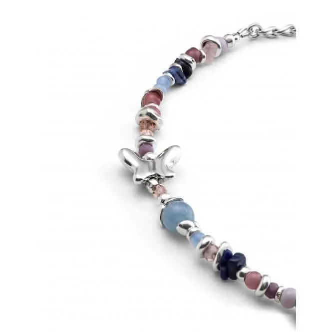 Multicoloured Crystal Metamorphosis Bracelet PUL2378MCLMTL0M Unode50 Jewelry And Accessories